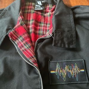 Pink Floyd London unisex medium black jacket with patch new rocker